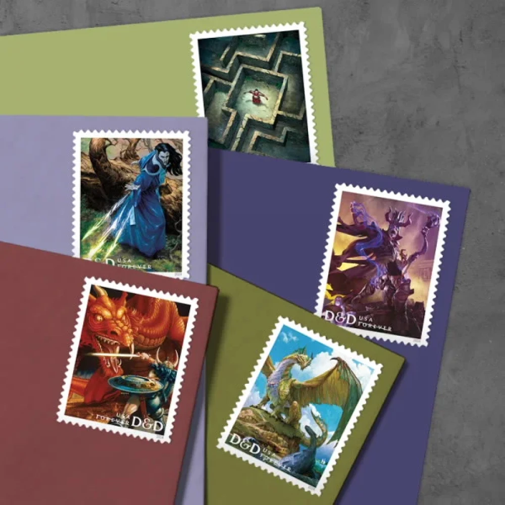 2024 forever stamps Dungeons & Dragons