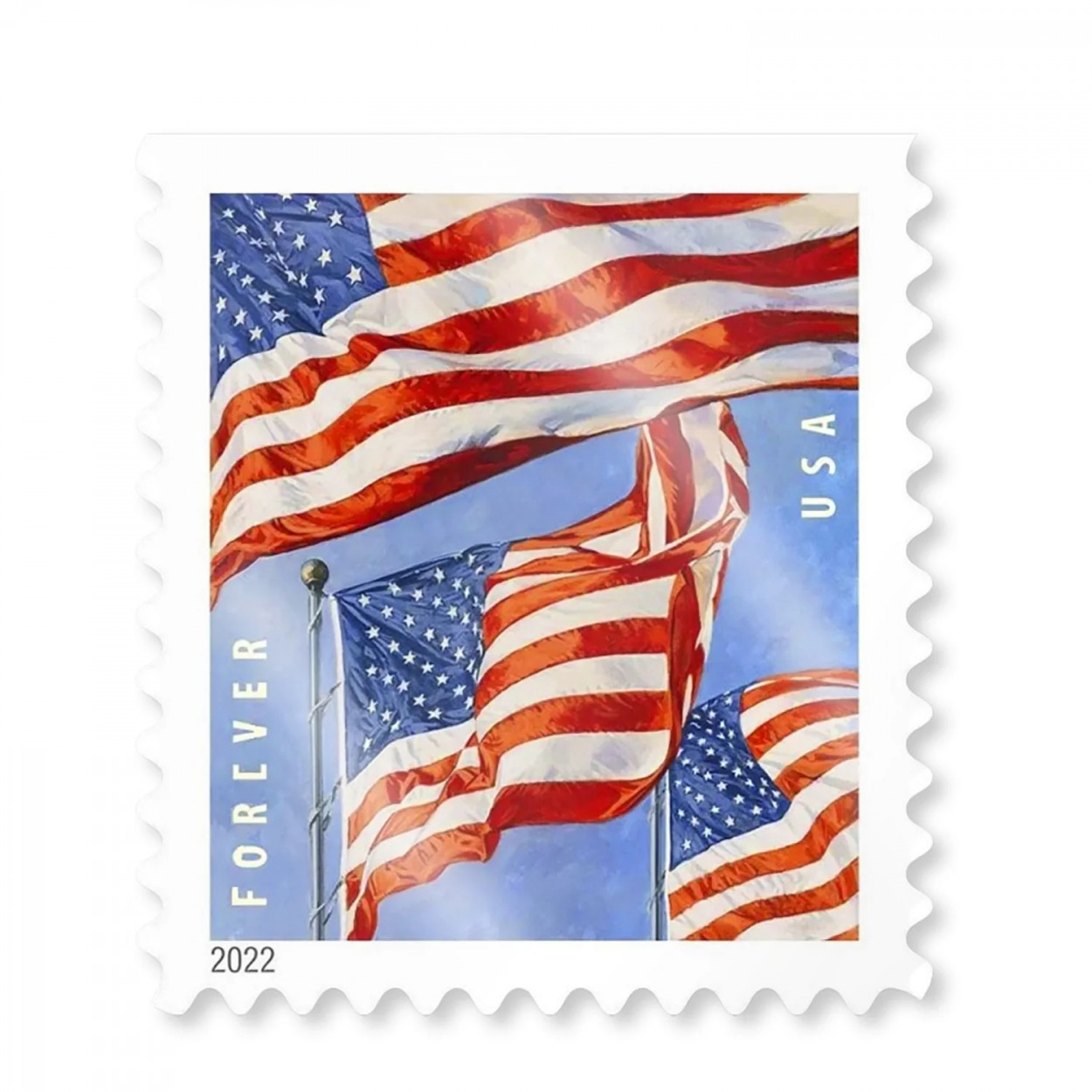(2022) USPS American Flag Forever Stamps